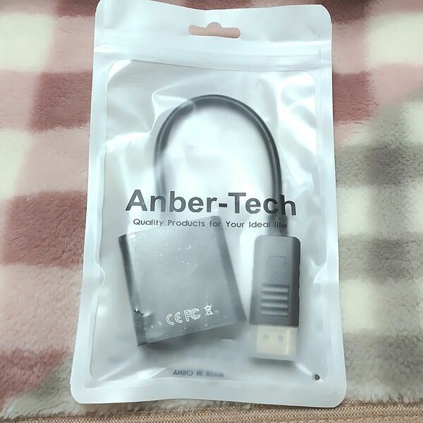 Anber-Tech Displayport オス VGA メス 変換アダプタ
