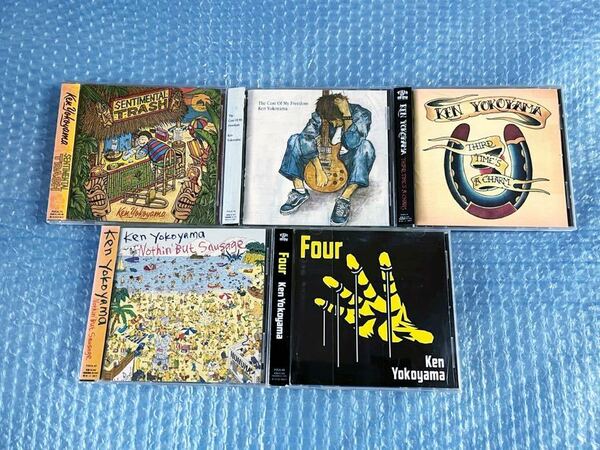 CD5枚！Ken Yokoyama [The Cost Of My Freedom,Sentimental Trash,Third Time’s A Charm,Four,Nothin' But Sausage]