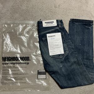 19aw NEIGHBORHOOD WASHED DP MID 140Z-PT インディゴ　 DENIM デニム　PANTS パンツ　ウォッシュド加工　S 