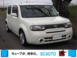 Nissan　Cube　６万キロ　NavigationフルセグＴＶ　Back camera　ドラレコ　プッシュstart　革巻きSteering　動画＆Buy Now特典Yes！