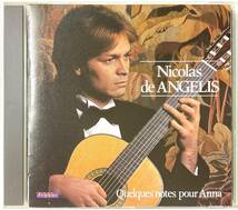 RARE CD Nicolas De Angelis Quelques Notes Pour Anna FRANCE Delphine LICCA*RECORDS 337_画像1