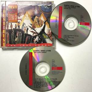 1円 2xCD EARTH WIND & FIRE THE LOVE SONGS ＋ EXTRA CD BEST OF THE BEST 美盤 2枚組 LICCA*RECORDS 271 アース ウインド ＆ ファイア