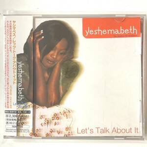 1円 CD YESTHEMABETH / Lets Talk About It ヤシマベス レッツ トーク アバウト イット 帯付 w/OBI LICCA*RECORDS 265