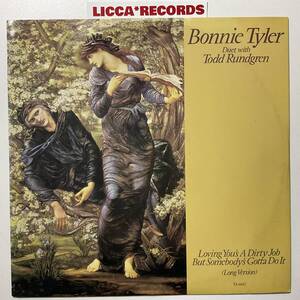 *12“ レコード Bonnie Tyler Duet With Todd Rundgren UK ORIGINAL ボニータイラー トッドラングレン LICCA*RECORDS 446 何枚でも同送料