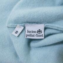 美品 lucien pellat-finet ルシアンペラフィネ サイズS スカル ノースリーブ ニット セーター タンクトップ ベスト ラインストーン 水色_画像9
