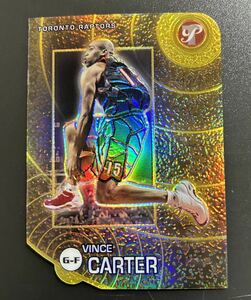 2002-03 Topps Pristine NBA Vince Carter Raptors 99枚限定 Gold Refractors Die Cut Basketball #3