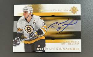 2005-06 Ultimate Collection NHL Cam Neely Bruins Auto US-CN ultimate Signatures Hockey 直書きサイン