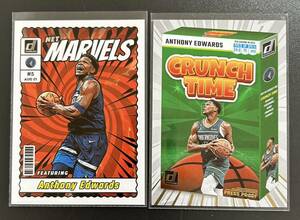 2023-24 Donruss NBA Anthony Edeards Wolves Net Marvels #10 Crunch Times Press Proof #4 2種