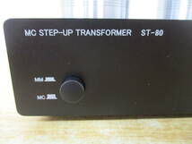 e10-4（ortofon ST-80 MC 昇圧トランス）MC STEP-UP TRANSFORMER オルトフォン 音響機器 オーディオ 動作未確認 現状品_画像3