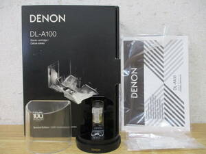 e10-4（DENON DL-A100 100周年記念モデル カートリッジ）レコード針 交換針 デノン デンオン ターンテーブル 音響機器 動作未確認 現状品