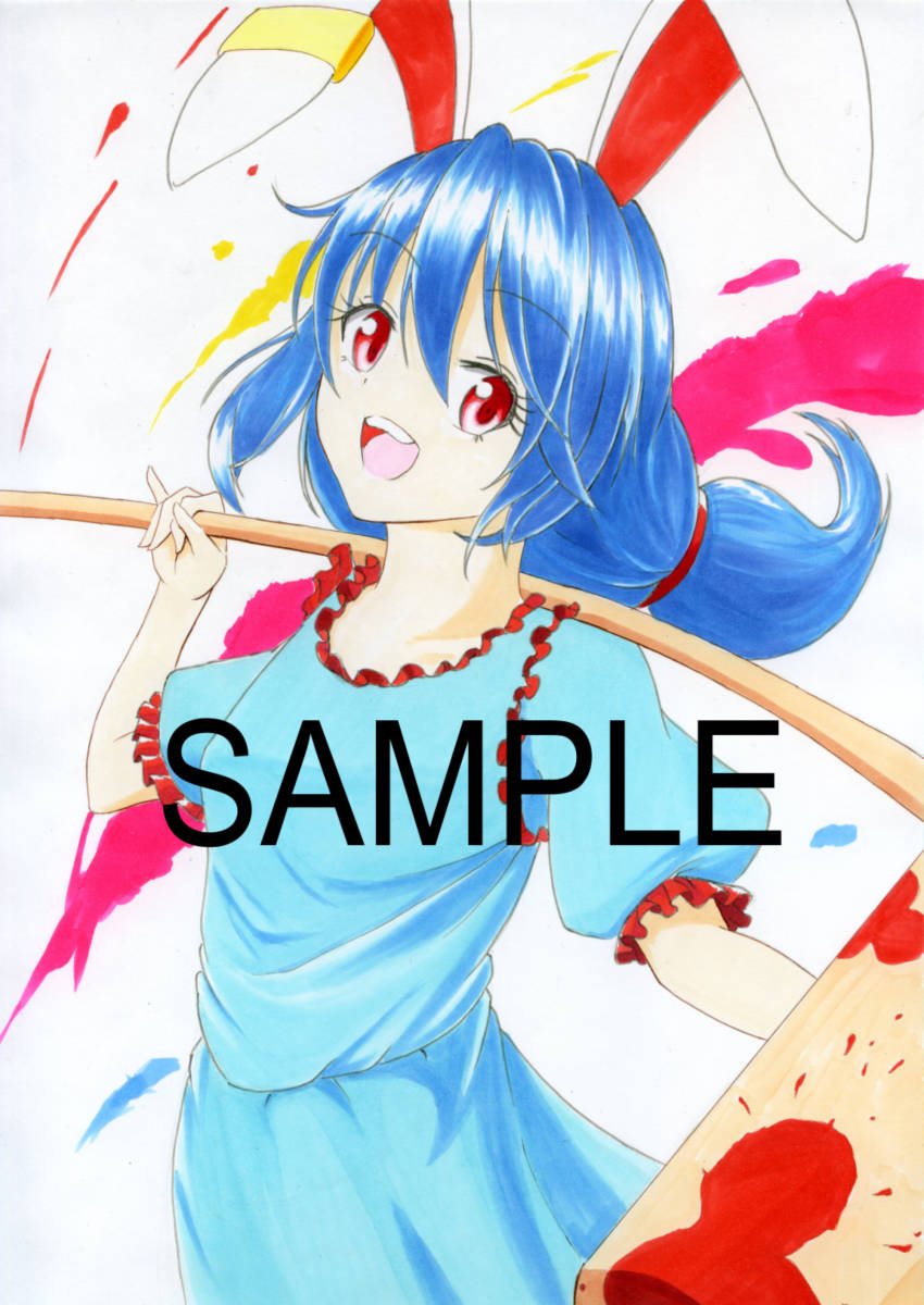 ◆Touhou project/Copic hand-drawn illustration◆ Seiran A4, comics, anime goods, hand drawn illustration