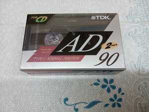 TDK AD90 カセットテープ 2本ノーマル 未開封