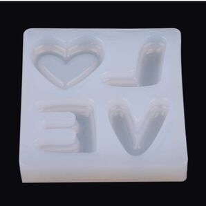 ケーキツール ハート シリコンモールド ケーキトッパー フォンダン ケーキ金型 ハンドメイド シリコン型 バレンタイン UVレジン