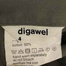 DIGAWEL / ディガウェル | コットン テーパードパンツ ユニセックス | 0 | グレー系 | メンズ_画像6