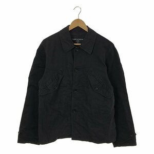 COMME des GARCONS HOMME / コムデギャルソンオム | 2005SS | 製品染め リネン コットン ミリタリージャケット | M | ネイビー | メンズ