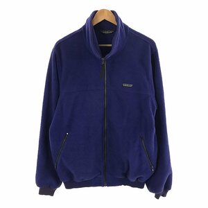 Patagonia / パタゴニア | 80s～ ヴィンテージ USA製 三角タグ ジップアップ フリースジャケット | XL | ブルー | メンズ