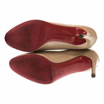 Christian Louboutin / クリスチャンルブタン | パテントレザー ヒール パンプス | 37 | ベージュ | レディース_画像5