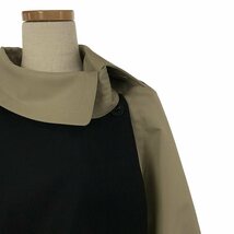 sacai / サカイ | 2023SS | Gabardine Panelled Coat トレンチコート | 1 | ベージュ/ブラック | レディース_画像2