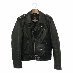 【美品】 SCHOTT / ショット | ONESTAR RIDERS / ワンスター ダブルライダース レザージャケット | 36 | ブラック | メンズ