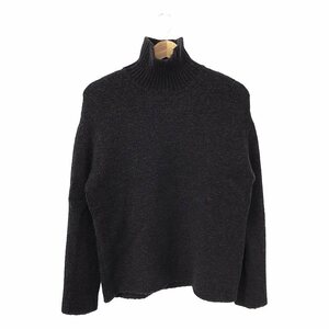 AURALEE / オーラリー | 2020AW | CAMEL WOOL MIX KNIT TURTLE NECK P/O ニット | 0 | ネイビー | レディース