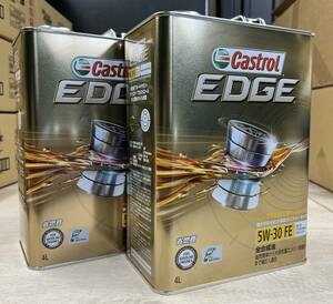数量限定！！期間限定！！【8L】 CASTROL EDGE 5w30 4L/2缶 API SP/GF-6 CF Performance カストロール エッジ 省燃費 エコ④