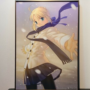 Fate/stay night セイバー B2 サイズ 公式 ポスター 未展示【希少美品】当時物 Fate/Zero