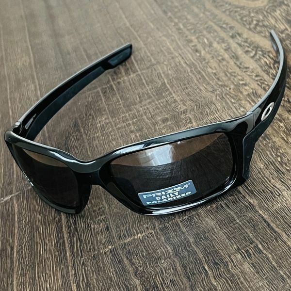 サングラス オークリー★OAKLEY Straightlink★偏光 プリズム デイリー★ストレートリンク【未使用品】釣り ブラック バス ドライブ 黒