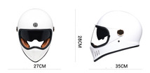 フルフェイスヘルメット ダブルシールド 内蔵サングラス ビンテージ ハーレー オフロード バイク ジェットヘルメット４色 ORZ -サイズ：M_画像9