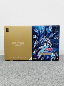 【6843】　★1円スタート　☆未使用☆ SCPH-55000 GU 機動戦士Zガンダム 百式ゴールドパック　SONY　プレステ2　BANDAI　