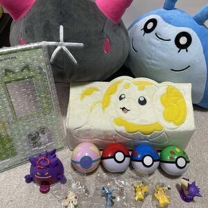 ポケットモンスター/ポケモン グッズまとめ ぬいぐるみ/アクスタ/ティッシュケース/ガチャガチャ/ピカチュウ/ニャオハ/ハピモッチ/ゲンガー