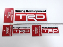 TRD ステッカーセット OFFICIAL GOODS トヨタ TOYOTA 08231-SP011-B3 B2 3枚セット_画像1