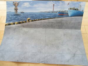 ウルトラセブン ポインターをつくる 70cmギミックモデル アシェット 大型立体背景ポスター 海辺
