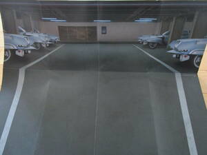 ウルトラセブン ポインターをつくる 70cmギミックモデル アシェット 大型立体背景ポスター ウルトラ警備隊駐車場