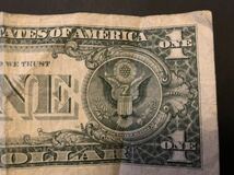 アメリカ 1ドル紙幣 1981年シリーズ Aマーク _画像6