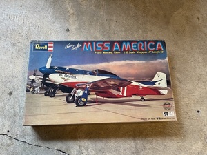 未組立●Revell/レベル MISS AMERICA P-51D Mustang Racer 1/32 P-51Dムスタングレーサー ミス-アメリカ プラモデル コレクション レア●
