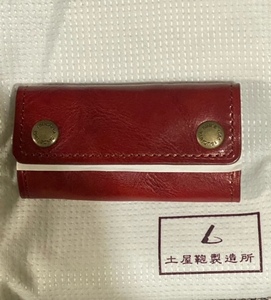 土屋鞄　キーケース　赤（限定色）未使用品