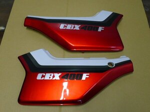 美品 CBX400F 2型赤白サイドカバー　cbx400f cbx400f2 売り切り