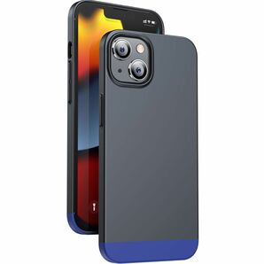 超薄型 iPhone 13 用ケース ブラック ブルー シンプル かっこいい iPhoneケース スマホケース