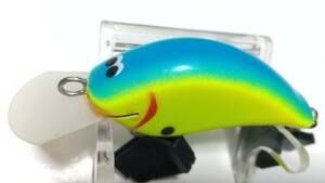 ６　秘密のクランク　ソニーB Sonny-B　ボディ 5.5ｃｍ フラットシャッド FLAT SHAD WOOD ウッド フラットサイドクランク BOX保管未使用品