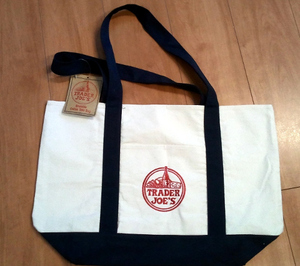 TRADER JOE'S*to radar Jaws tote bag eko-bag shopping bag new goods unused tag attaching 