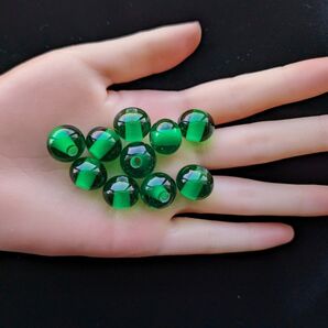 とんぼ玉 19 グリーン