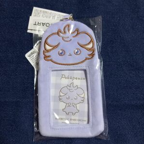 公式 ポケモン【ニャスパー】ふわふわフォトホルダー カードケース　ポケピース