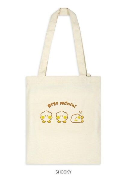 公式 BT21 minini【SHOOKY】キャンバストートバッグ 鞄 エコバック