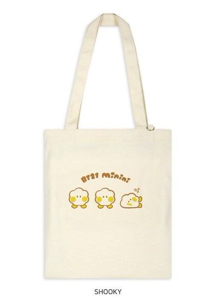 公式　BT21 minini【SHOOKY】キャンバストートバッグ 鞄 エコバック