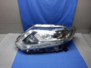 エクストレイル　T32　前期　左ヘッドライト　LED　100-17942　刻印：F　（Ｚ9746）