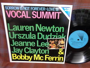 L#4131◆LP◆ Sorrow Is Not Forever - Love Is VOCAL SUMMIT ボビー・マクファーリン ウルシュラ・ドゥジアック Moers Music momu 02004