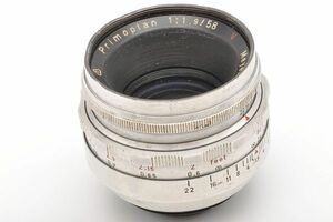 Primoplan 58mm F1.9 V M42 プリモプラン 58/1.9 Ｖ Ｍ４２ マイヤー オプティック ゴルリッツ Meyer optik Gorlitz ドイツ Germany 5.8 19