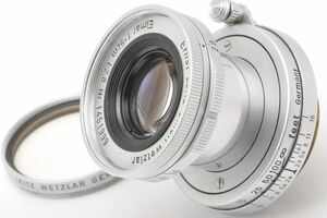 Leica Elmar 5cm F2.8 ライカ エルマー UVa フィルター キャップ Lマウント L39 Leitz Wetzlar ライツ Germany ドイツ製 5/2.8 50 28