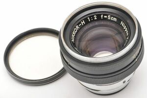 NIKKOR-H 5cm F2 ニッコール Ｈ ブラック フィルター ニコン S 日本光学 Nippon Kogaku Black 日本 Nikon NIKKOR H 5/2 50 20 Ｓ S2 Ｓ２