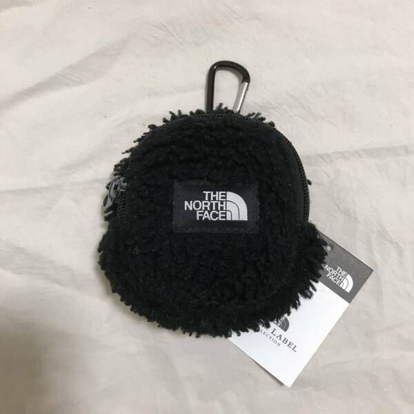 THE NORTH FACE WHITE LABEL POUCH MINI NN2PM61K ケース ポーチ イヤホン バッグ コイン 財布 カラビナ ボア フリース